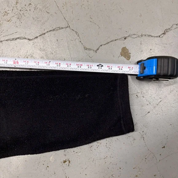 Vintage Patagonia Made in USA Fleece Pants Black Joggers Men's Size Medium